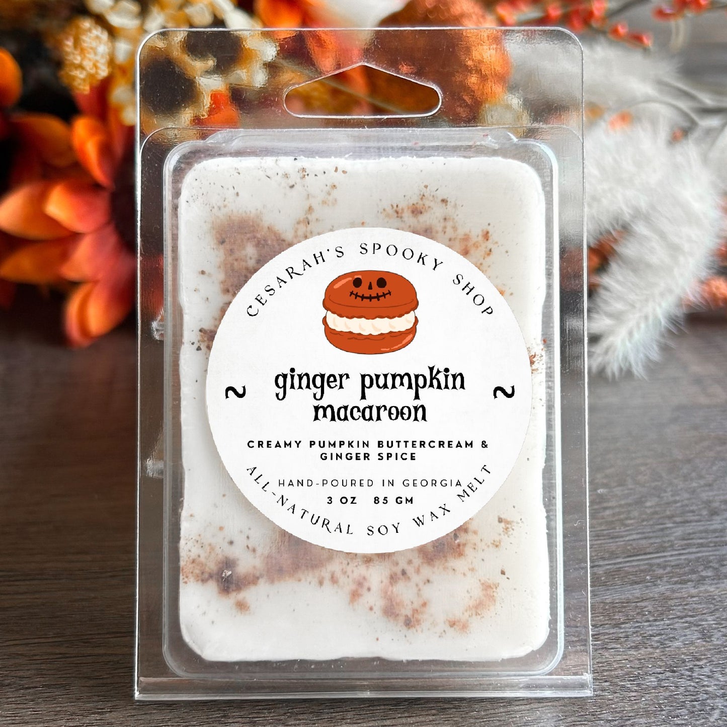 Haunted Hollows Wax Melt (Brown Sugar Maple & Cinnamon Pumpkin) (Copy) Cesarah's Spooky Shop