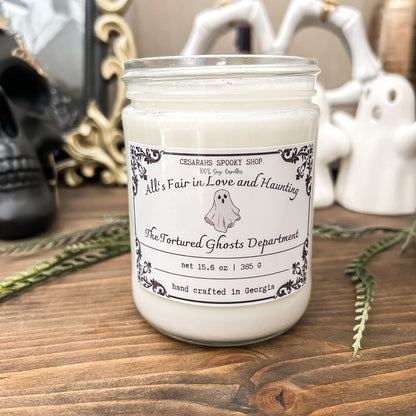 The Tortured Ghosts Department Candle Cesarah's Spooky Shop