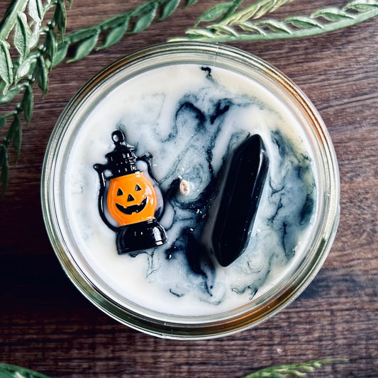 Haunted Hollows Candle (Featured Sale) Cesarah's Spooky Shop