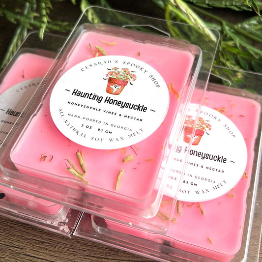 Haunting Honeysuckle Wax Melt (Honeysuckle Vines & Nectar) Cesarah's Spooky Shop
