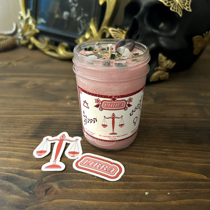 Libra Zodiac Candle Cesarah's Spooky Shop