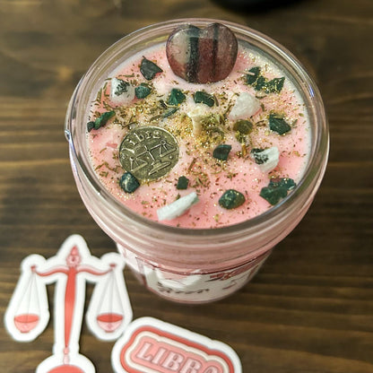 Libra Zodiac Candle Cesarah's Spooky Shop