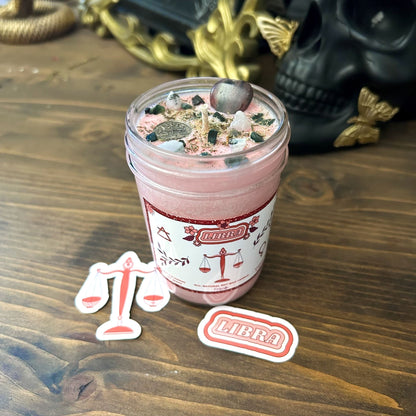 Libra Zodiac Candle Cesarah's Spooky Shop