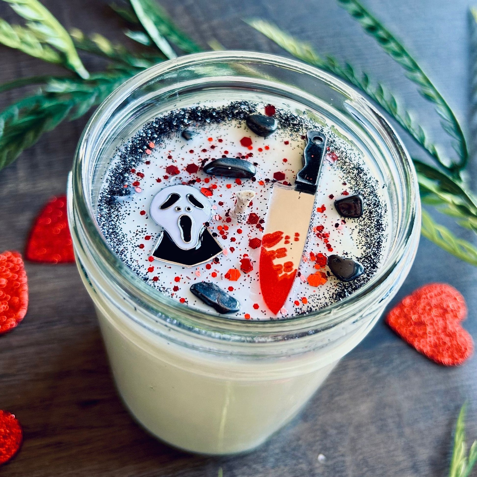 Love You to Death Candle (Floral Peony & Sweet Musk) Cesarah's Spooky Shop