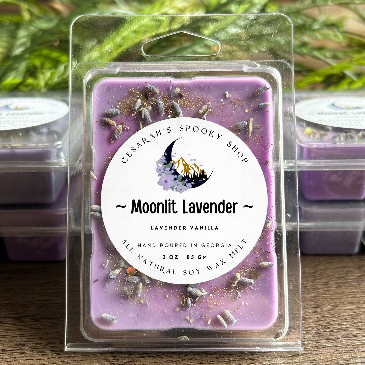 Moonlit Lavender Wax Melt (Lavender Vanilla) Cesarah's Spooky Shop