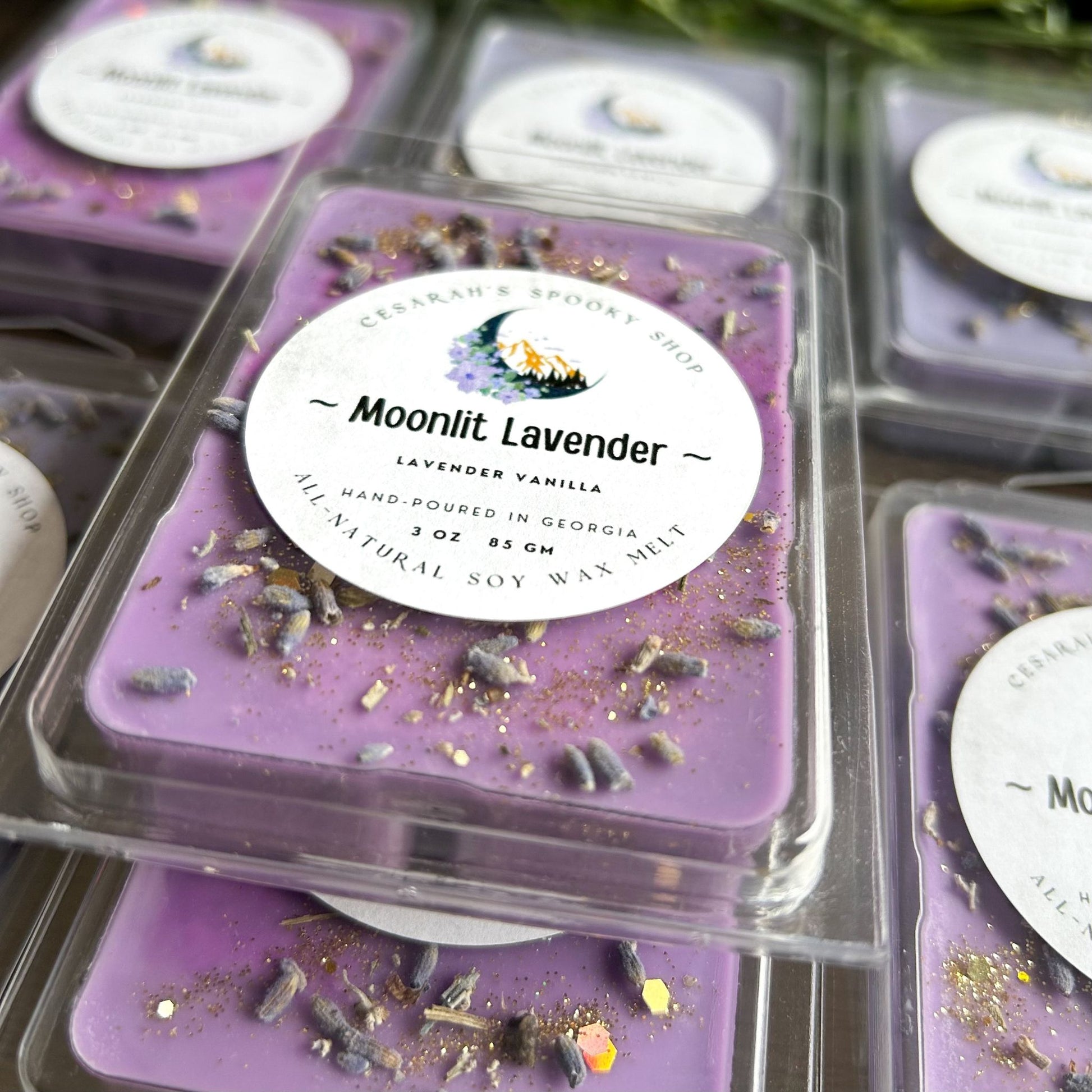 Moonlit Lavender Wax Melt (Lavender Vanilla) Cesarah's Spooky Shop