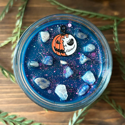 Pumpkin King Candle (Blueberry Pumpkin Waffle) Cesarah's Spooky Shop