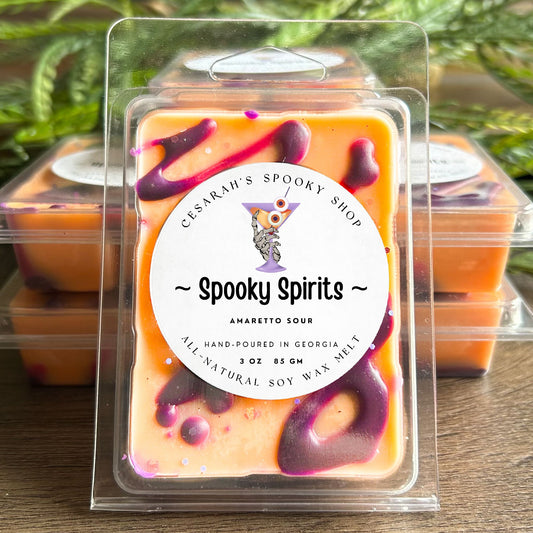 Spooky Spirits Wax Melt (Amaretto Sour) Cesarah's Spooky Shop