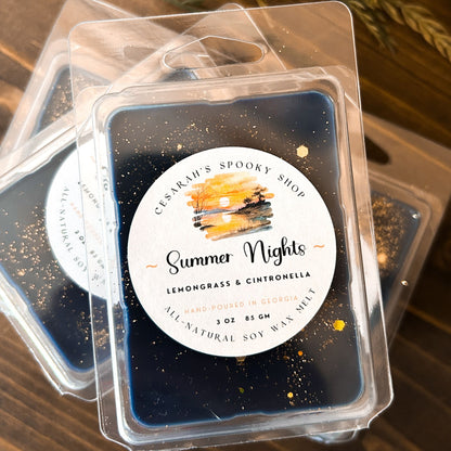Summer Nights Wax Melt (Lemongrass & Citronella)