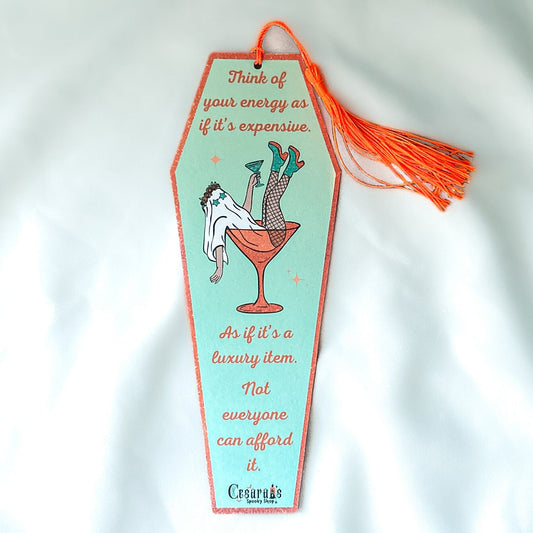 Expensive Energy Bookmark