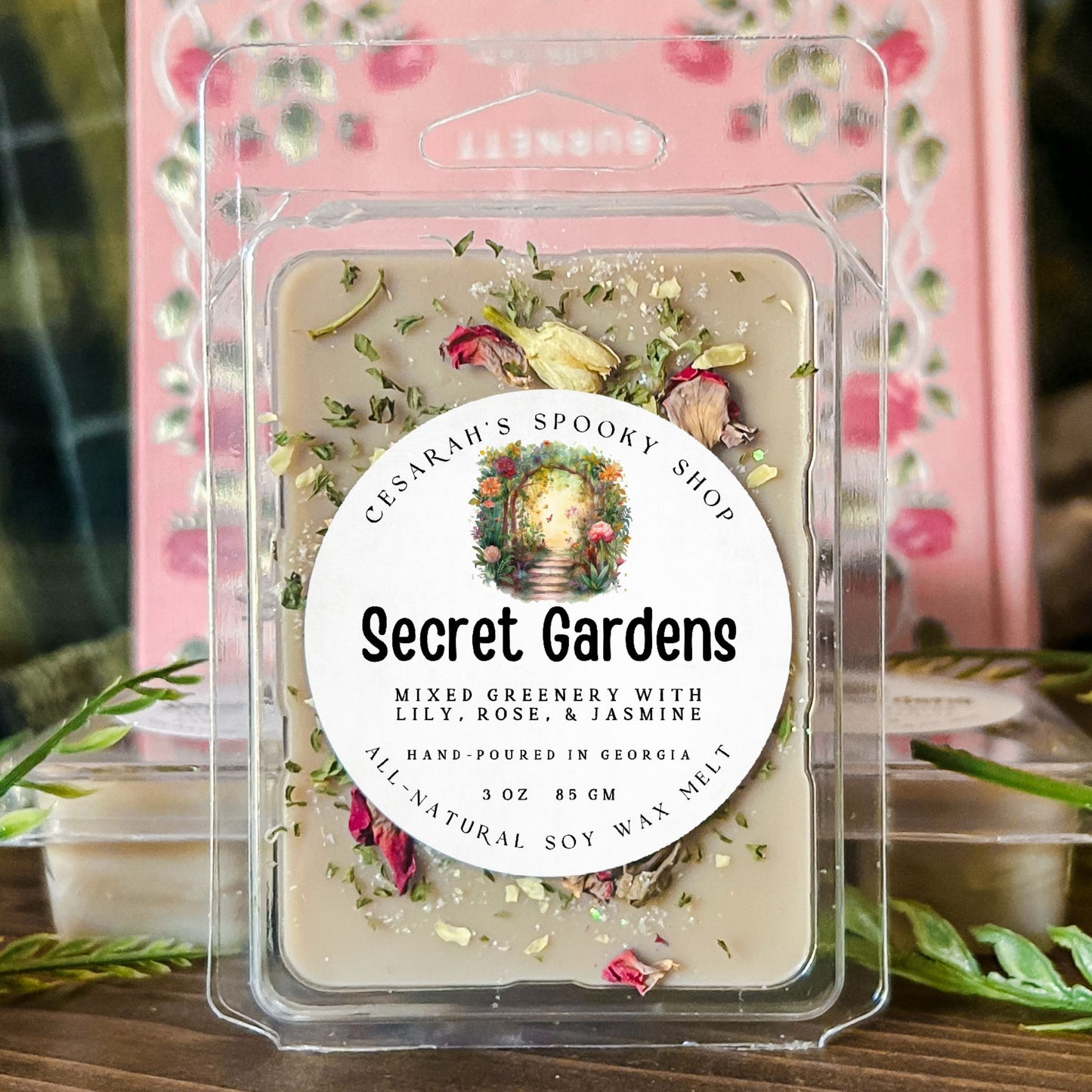 Secret Gardens Melt (Mixed Greenery with Lily, Rose, & Jasmine)