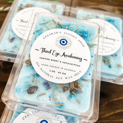Third Eye Awakening Wax Melt (Juniper Berry & Eucalyptus) Cesarah's Spooky Shop